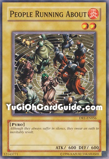 Yu-Gi-Oh Card: People Running About