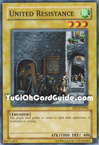 Yu-Gi-Oh Card: United Resistance