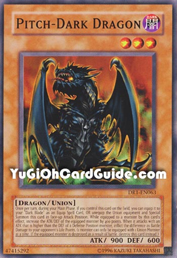 Yu-Gi-Oh Card: Pitch-Dark Dragon