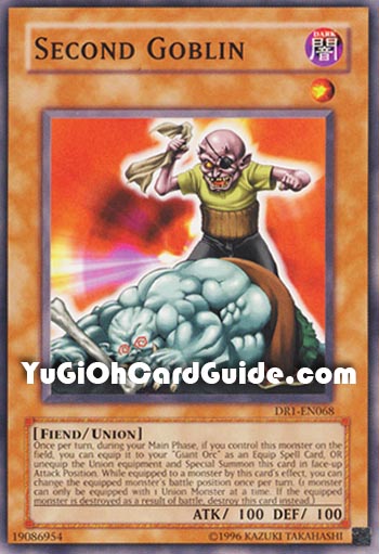 Yu-Gi-Oh Card: Second Goblin