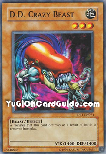 Yu-Gi-Oh Card: D.D. Crazy Beast