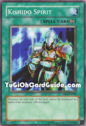 Yu-Gi-Oh Card: Kishido Spirit