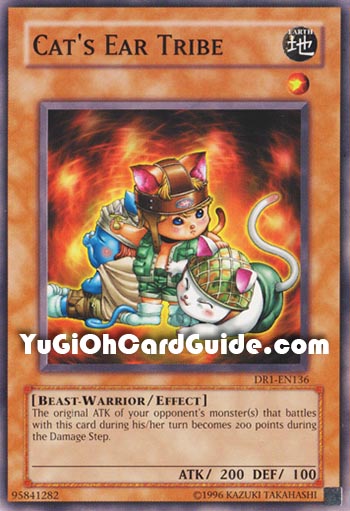 Yu-Gi-Oh Card: Cat's Ear Tribe