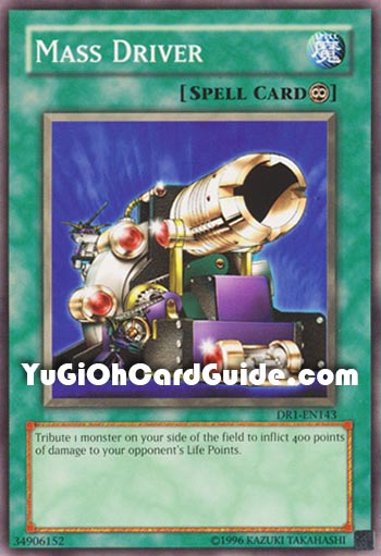 Yu-Gi-Oh Card: Mass Driver