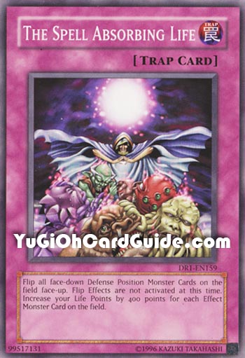 Yu-Gi-Oh Card: The Spell Absorbing Life
