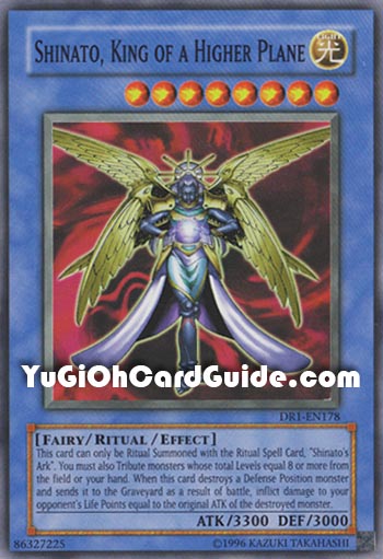 Yu-Gi-Oh Card: Shinato, King of a Higher Plane