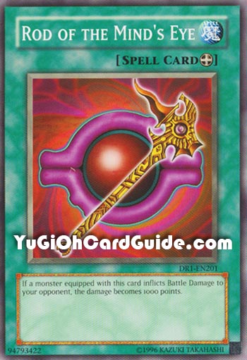 Yu-Gi-Oh Card: Rod of the Mind's Eye