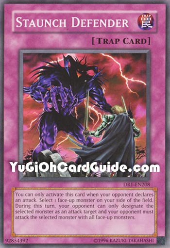 Yu-Gi-Oh Card: Staunch Defender