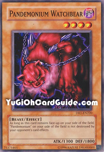 Yu-Gi-Oh Card: Pandemonium Watchbear