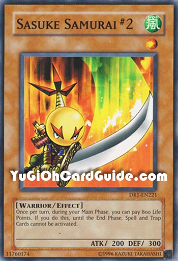 Yu-Gi-Oh Card: Sasuke Samurai #2
