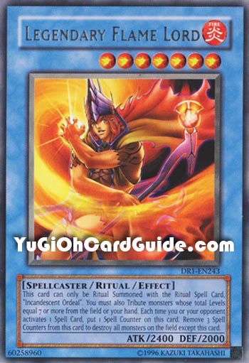 Yu-Gi-Oh Card: Legendary Flame Lord
