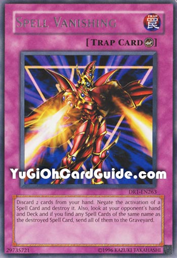 Yu-Gi-Oh Card: Spell Vanishing