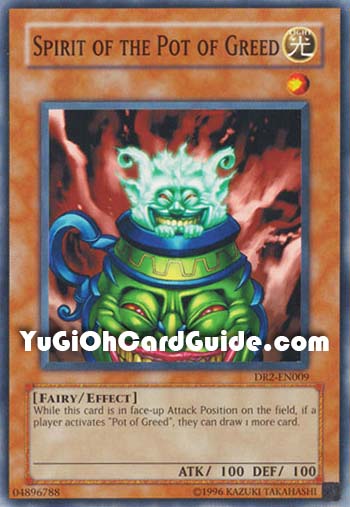 Yu-Gi-Oh Card: Spirit of the Pot of Greed
