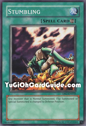 Yu-Gi-Oh Card: Stumbling