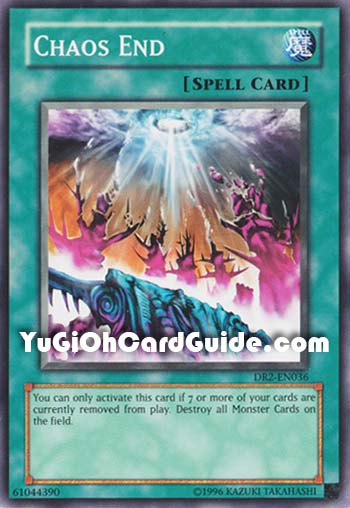 Yu-Gi-Oh Card: Chaos End