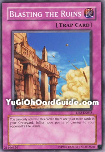 Yu-Gi-Oh Card: Blasting the Ruins