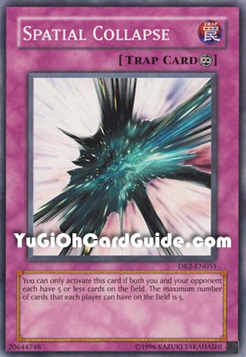 Yu-Gi-Oh Card: Spatial Collapse