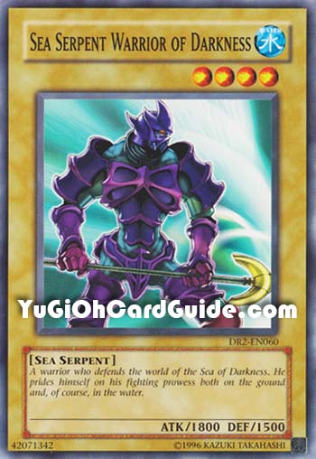 Yu-Gi-Oh Card: Sea Serpent Warrior of Darkness