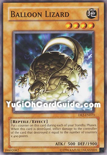 Yu-Gi-Oh Card: Balloon Lizard