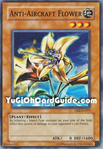 Yu-Gi-Oh Card: Anti-Aircraft Flower