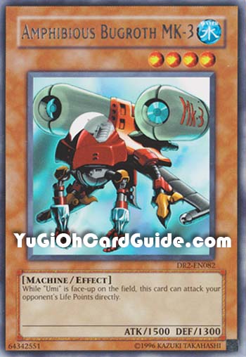 Yu-Gi-Oh Card: Amphibious Bugroth MK-3