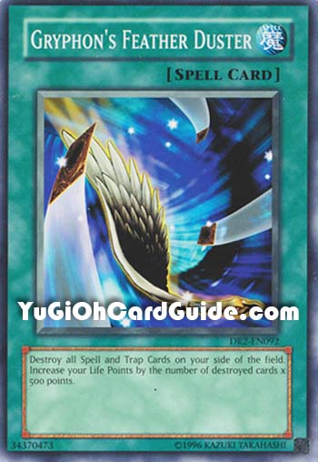 Yu-Gi-Oh Card: Gryphon's Feather Duster