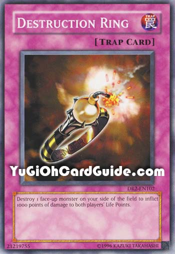 Yu-Gi-Oh Card: Destruction Ring