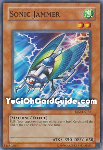 Yu-Gi-Oh Card: Sonic Jammer