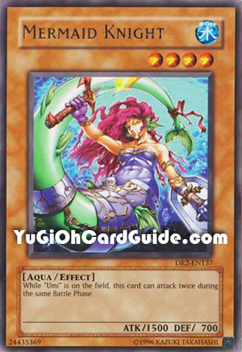 Yu-Gi-Oh Card: Mermaid Knight