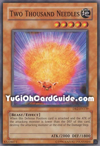 Yu-Gi-Oh Card: Two Thousand Needles