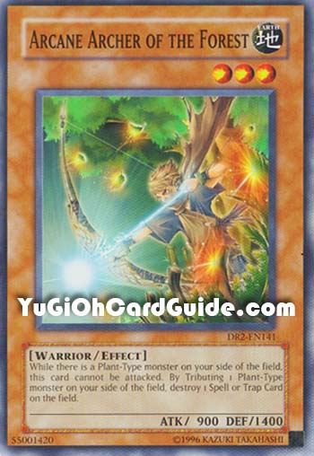 Yu-Gi-Oh Card: Arcane Archer of the Forest