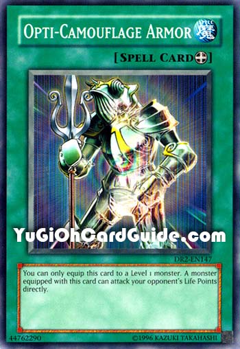 Yu-Gi-Oh Card: Opti-Camouflage Armor