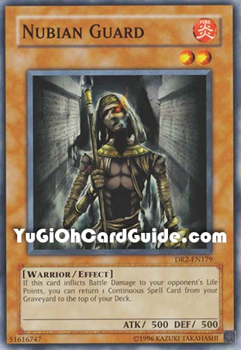 Yu-Gi-Oh Card: Nubian Guard