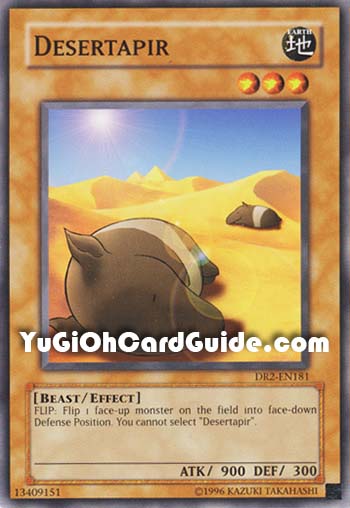 Yu-Gi-Oh Card: Desertapir