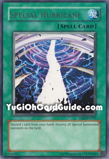 Yu-Gi-Oh Card: Special Hurricane
