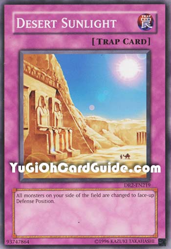 Yu-Gi-Oh Card: Desert Sunlight