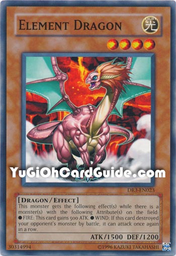 Yu-Gi-Oh Card: Element Dragon