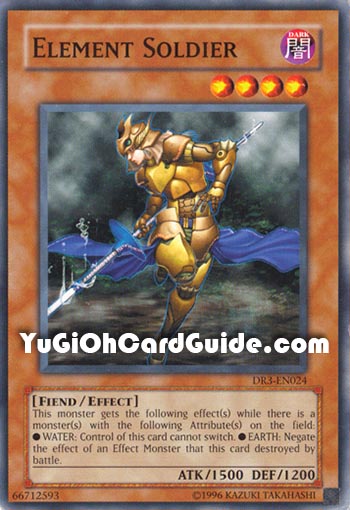 Yu-Gi-Oh Card: Element Soldier