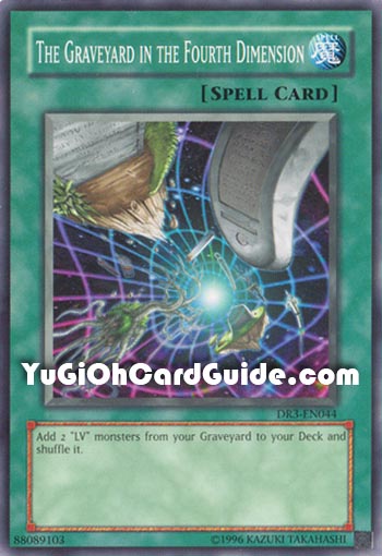 Yu-Gi-Oh Card: The Graveyard in the Fourth Dimension