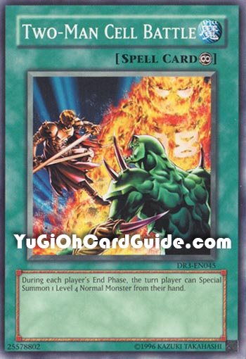 Yu-Gi-Oh Card: Two-Man Cell Battle
