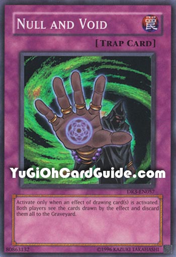 Yu-Gi-Oh Card: Null and Void