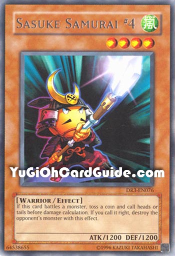 Yu-Gi-Oh Card: Sasuke Samurai #4