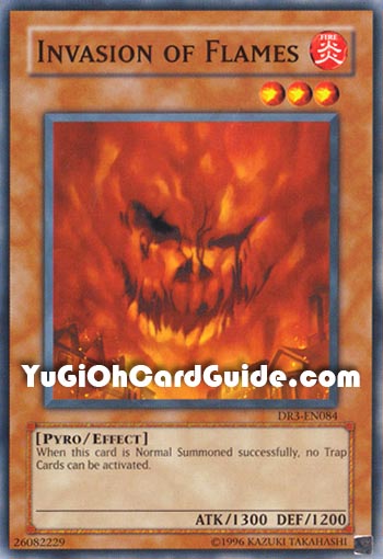 Yu-Gi-Oh Card: Invasion of Flames