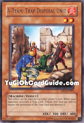Yu-Gi-Oh Card: A-Team: Trap Disposal Unit