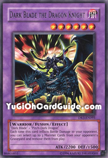Yu-Gi-Oh Card: Dark Blade the Dragon Knight