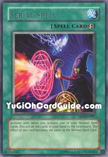 Yu-Gi-Oh Card: Serial Spell