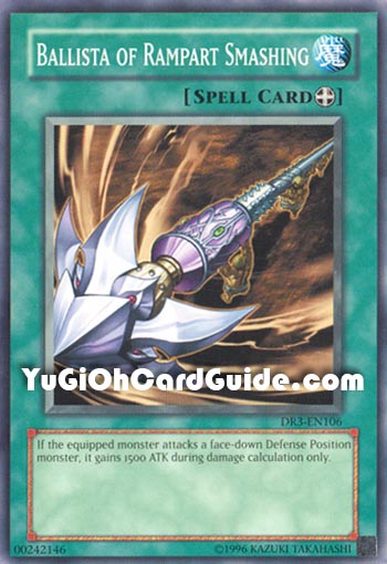 Yu-Gi-Oh Card: Ballista of Rampart Smashing