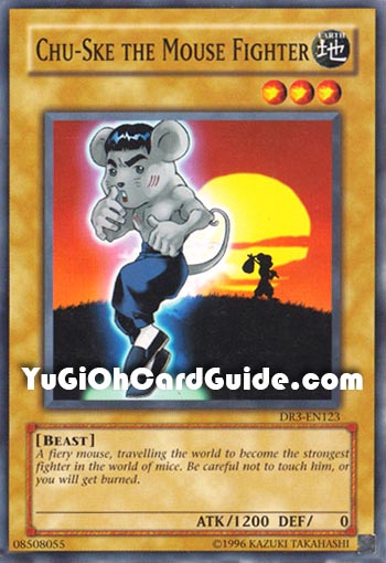 Yu-Gi-Oh Card: Chu-Ske the Mouse Fighter