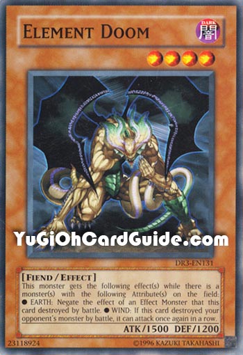 Yu-Gi-Oh Card: Element Doom