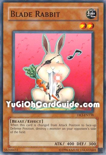 Yu-Gi-Oh Card: Blade Rabbit